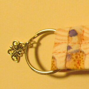 Pink Butterfly Wristlet Strap Keychain #18112026